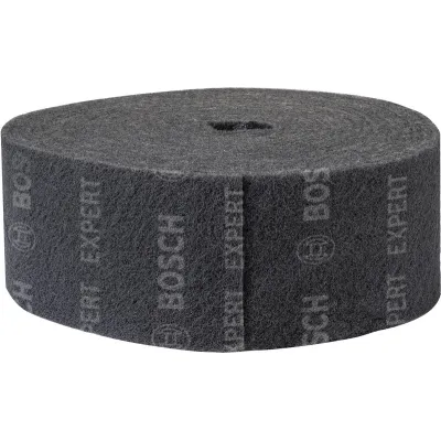 Bosch Vliesrolle EXPERT N880 2608901231 | Handschleifen Metall | 115mm x 10m | ultrafein grau