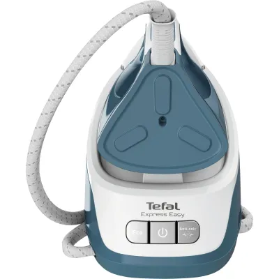 Tefal Dampfbügelstation SV6131 Express Easy | 5,8 bar | 350 g/min | 1,7 l Tank | Anti-Kalk | weiß/türkis