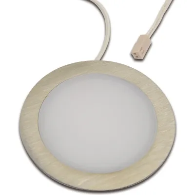 Hera LED-Einbaustrahler FAR68-LED-SS-WW | 4W 270lm 3000K warmweiß | Aluminium gebürstet | 68mm Einbaudurchmesser