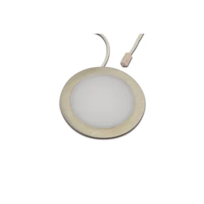 Hera LED-Einbaustrahler FAR68-LED-SS-WW | 4W 270lm 3000K warmweiß | Aluminium gebürstet | 68mm Einbaudurchmesser