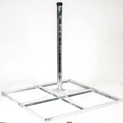 FDH450 4Plattenstandf.für 4x 50x50cm Platte Mast 1m