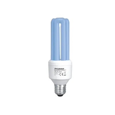 Sylvania UV-Lampe Kompakt-Leuchtstofflampe MINILYNX 20 | Schwarzlicht E27 20W | Insektenbekämpfung | 8000h