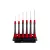 Bild: Wiha Feinschraubendreher-Set 267PK6M01 | PicoFinish Torx T4-T9 | 7-teilig mit Halter | Feinmechanik, Softgrip, grau/rot