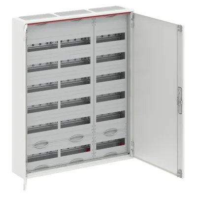 ABB Verteilerschrank Aufputz CA36V 2CPX052192R9999 | 6-reihig 36TE | Stahl | IP44 | abschließbar | weiß RAL 9016