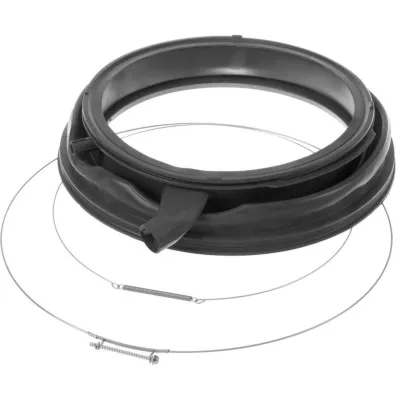 Fenstermanschette fettbeständig mit Beleuchtungsstutzen anthrazit fettbeständig