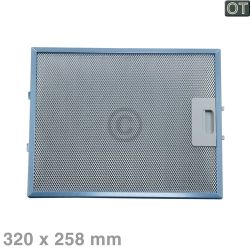 Fettfilter Gorenje 127036 320x259mm Metallfilter für Dunstabzugshaube