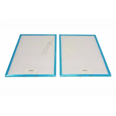 Fettfilter-Kassetten Doppelpack für Dunstabzugshaube Airlux ZSPK0387 Metall, spü