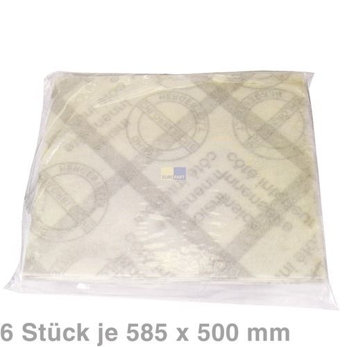 Bild: Fettfiltermatte Bosch 00452151 Vliesfilter 585x500mm für Dunstabzugshaube 6Stk