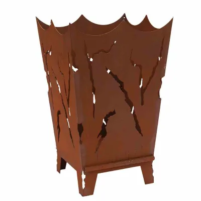 Feuerkorb Mystic Metall m.Edelrost, H64