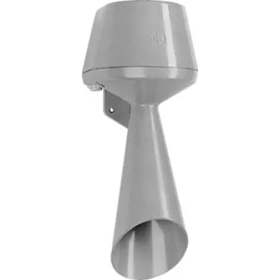 FHF Funke+Huster Signalhupe HPW 11 21225113 | Signalgeber 24V DC | 108 dB | IP55 | Kunststoff | grau