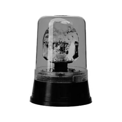 FUNKE&HUSTER Drehspiegelleuchte SLD 1 22200403 | Rundumkennleuchte 230V AC 55W H1 Halogen IP54 | gelb