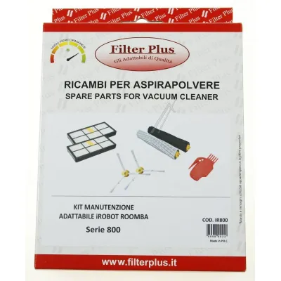 Filter-Bürsten-Set für Staubsauger FilterPlus 4415866 Roomba 800/900 Serie