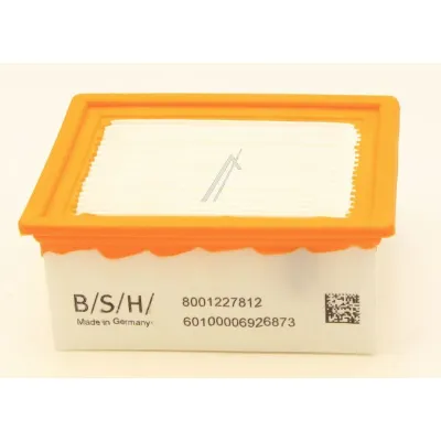 Filter mit Deckvlies blau für Staubsauger Bosch Siemens 12042141 Luftfilter, Rei