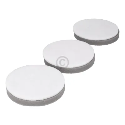Filter Set für Station Ecovacs 201-2406-0300 von Saugroboter 3Stk