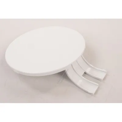 Filterabdeckung RAP für Waschmaschine Candy Hoover 70059962 weißer Deckel