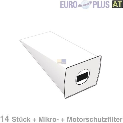 Bild: Filterbeutel Europlus PH1205 u.a. für Eta, Philips 10 Stk Privileg, Philips