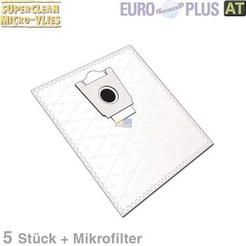 Bild: Filterbeutel Europlus S4016 Vlies u.a. für Siemens, Bosch 5 Stk