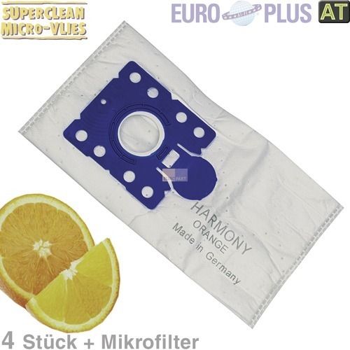 Bild: Filterbeutel Europlus X93 Vlies Harmony Orange 4 Stk für Melitta Swirl