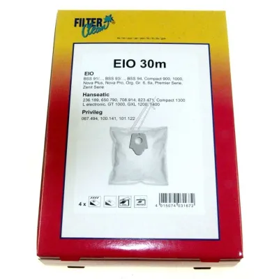 Filterbeutel für Staubsauger Filterclean FL1019K 4+1+1 Mikrofaser