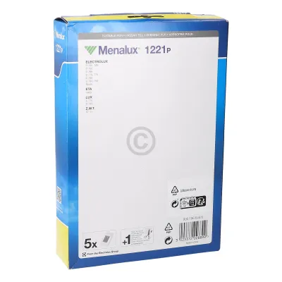 Filterbeutel Menalux 1221P Electrolux 900196644/0 für Bodenstaubsauger