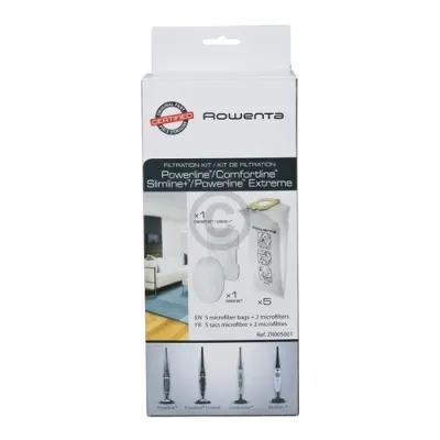Filterbeutel Rowenta ZR-005001 für Staubsauger Stielsauger 5Stk mit Mikrofiltern