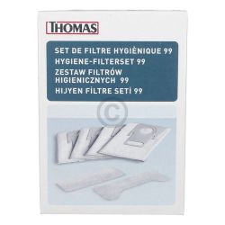 Filterbeutel THOMAS 787246 Nr 99 mit Abluftfilter Kohlefilter für Multisauger