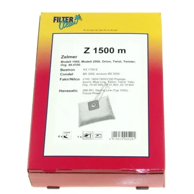 FilterClean Staubsaugerbeutel FL0038K für Staubsauger 4 Stück Micromax