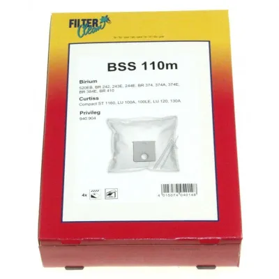 FilterClean Staubsaugerbeutel für Staubsauger FL0042K 4 Beutel + 1 Filter