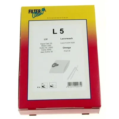Filterclean Staubsaugerbeutel L5 000181K 4er Pack