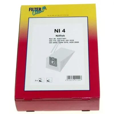 Filterclean Staubsaugerbeutel Ni4 000726K 3er Pack