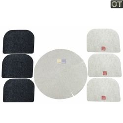 Filterset DeLonghi 5525101500 Fettfilter Kohlefilter Frittierölfilter