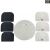 Bild: Filterset DeLonghi 5525101500 Fettfilter Kohlefilter Frittierölfilter