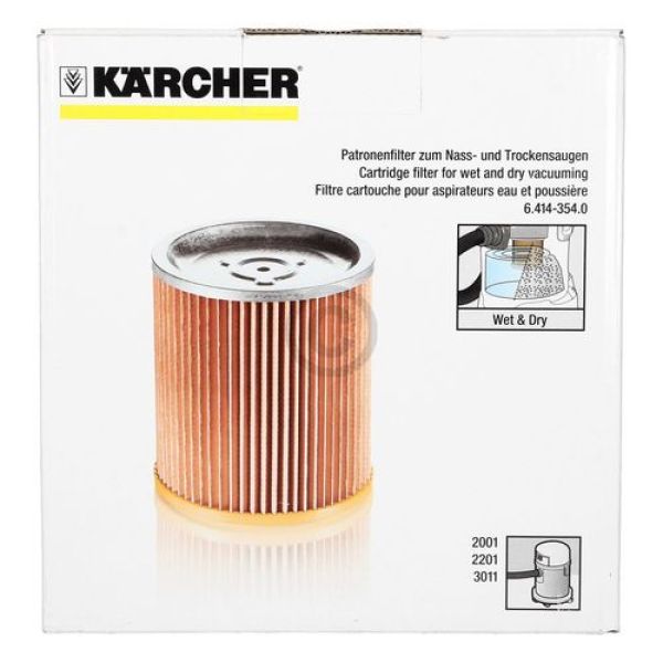 Filtro Cartuccia Karcher 6.414-789.0 Per Aspiratore Nt 27/1 - Nt 38/1