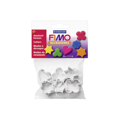Fimo Ausstechformen metall 6St