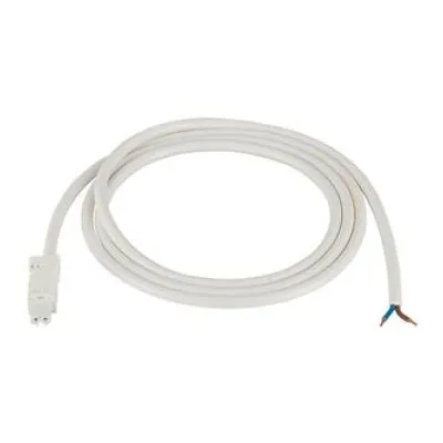 FINDER Anschlusskabel 07L.01 für LED-Leuchte | AC-Anschlussleitung 2m | 2x3mm² | IP20 | Weiß