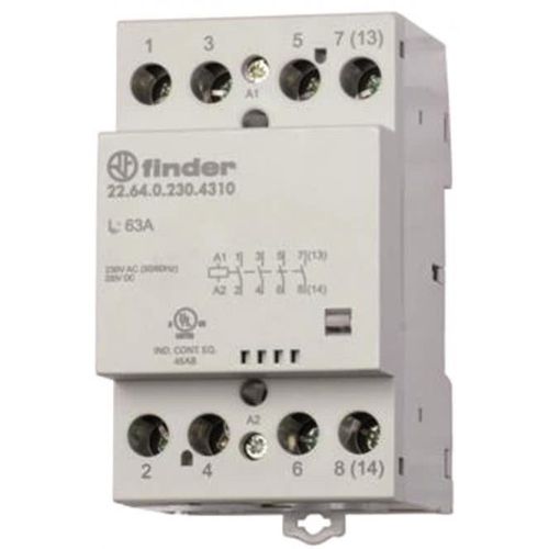Bild: Finder 22.64.0.230.4310 Schütz für Reiheneinbau, 4S, 63A, 230V