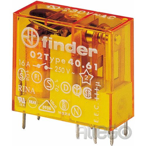 Bild: Finder 40.61.8.230.4000 40.61.8.230.4000 Steck-/Printrelais