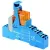 Bild: Finder Koppelrelais 48.P5.8.230.0060 | Schaltrelais 2 Wechsler 8A 230V AC | DIN-Schiene | LED | IP20 | Schwarz