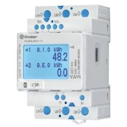 Finder 7M.38.8.400.0112 Drehstromzähler 3x80A LCD 2xS0 IR NFC MID