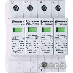 FINDER 7P.25.8.275.1020 SPD Typ 2, 3-phasig, 4 Varistoren