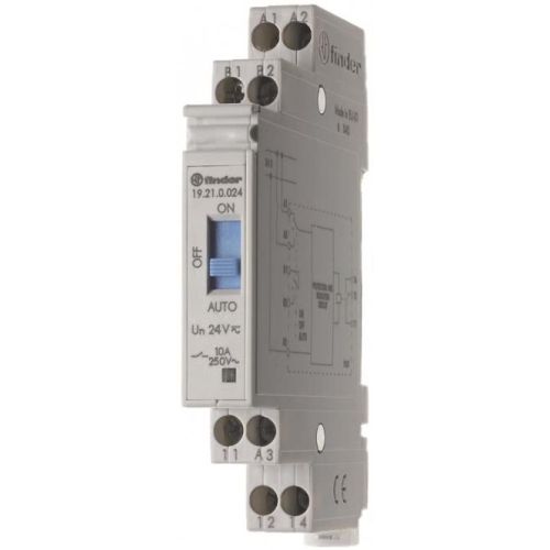 Bild: Finder Auto-Off-On-Relais 1W 10A 24VAC/DC 19.21.0.024.0000