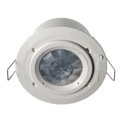 Finder Bewegungsmelder 18.31.8.230.0300 | Unterputz | 360° PIR Sensor | 230V AC | IP40 | 1000W | weiß | Ø 80mm