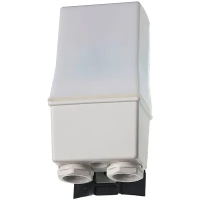 Finder Dämmerungsschalter 10.41.8.230.0000 | Lichtsensor außen IP54 | 16A 230V | 1 Schließer | Einbauadapter | grau