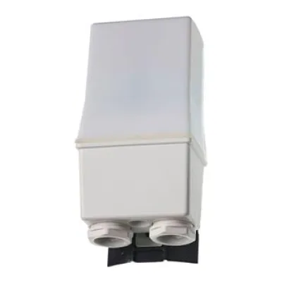 Finder Dämmerungsschalter 10.41.8.230.0000 | Lichtsensor außen IP54 | 16A 230V | 1 Schließer | Einbauadapter | grau