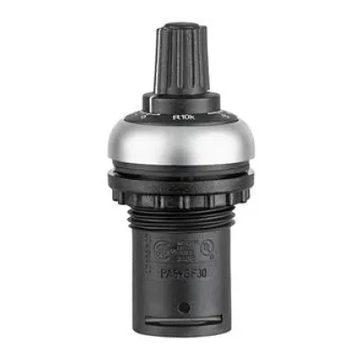 Finder Potentiometer 087.02.2 | 10 kOhm | Einbaupotentiometer | 22,5 mm | Drehknopf | IP66 | Serie 87 | 0,25 W