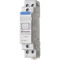 Finder Installationsrelais 1S/1Ö 20A 24VDC 22.23.9.024.4000