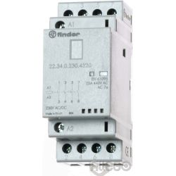 Finder Installationsschütz 230VAC/DC,4S,LED 22.34.0.230.4320