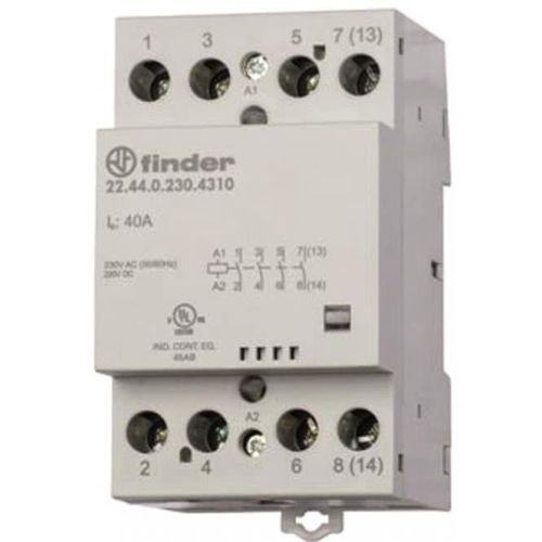 Bild: Finder Installationsschütz 40A 400V/AC 230V/UC 3S 1Ö