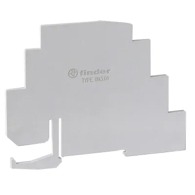 Finder Isolationsplatte 093.01 | Serie 93 | Zubehör für Koppelrelais 38/39 | Kunststoff | sichere Trennung | grau