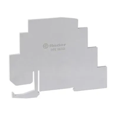 Finder Isolationsplatte 093.01 | Serie 93 | Zubehör für Koppelrelais 38/39 | Kunststoff | sichere Trennung | grau